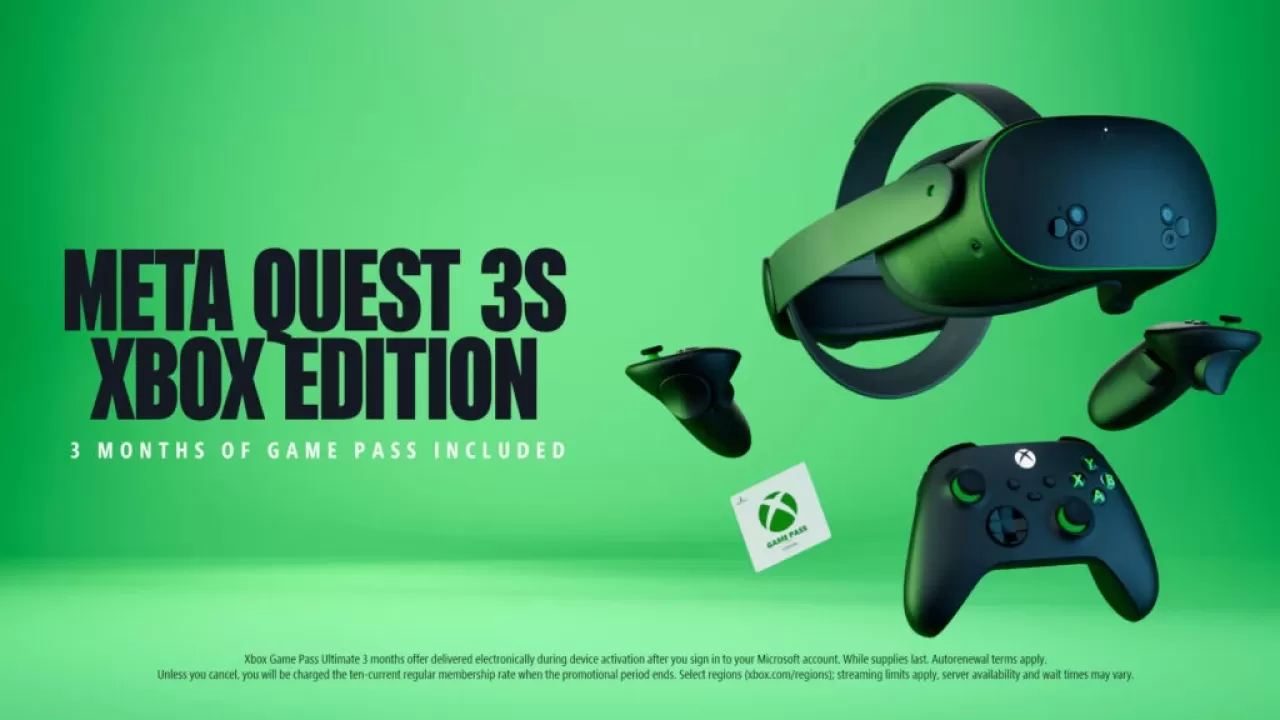 Meta Quest 3S Xbox Edition, Xbox Game Pass Paketiyle 400 Dolara Satışa Sunuldu