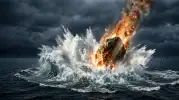Dev Bir Asteroit Kuzey Denizi'ne Çarptı! 100 Metrelik Tsunamiyi Tetikledi!