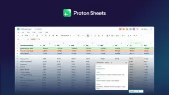 Proton Sheets, Google Sheets'e Şifreli Alternatif Olarak Piyasaya Sürüldü