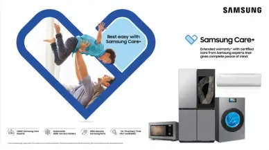 Samsung Care+, ev aletleri için garanti kapsamını genişletiyor