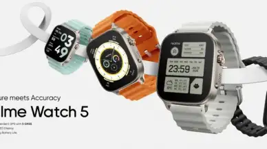 Realme Watch 5, AMOLED Ekran ve GPS Desteğiyle Piyasaya Sürüldü