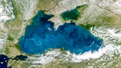 NASA, Karadeniz'in Göz Alıcı Turkuaz Rengini Uzaydan Görüntüledi!
