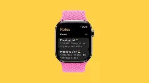watchOS 26, Notlar Uygulamasını Apple Watch'a Getiriyor