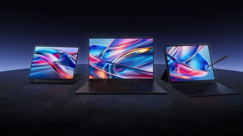 Asus'un Yapay Zeka Destekli Yeni Zenbook ve Vivobook Serisi Yolda