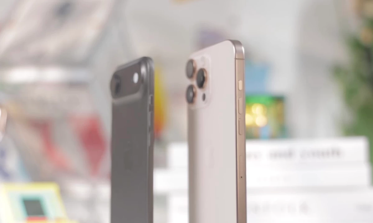 iPhone 17 Air ve iPhone 17 Pro Görselleri Paylaşıldı: Hangisi Daha İnce?