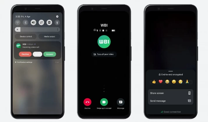 WhatsApp sesli ve görüntülü görüşmeler için yeni özellikleri test ediyor