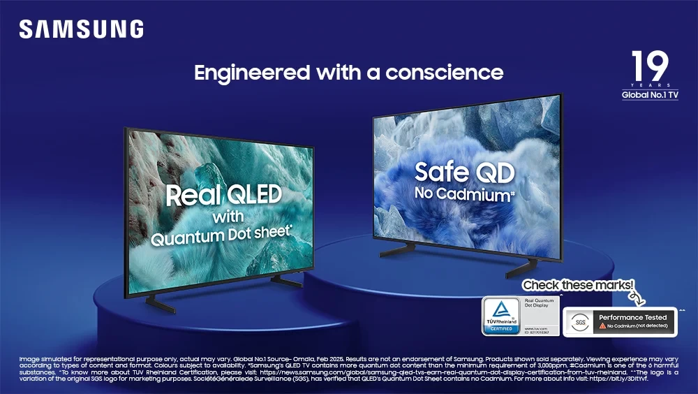 Samsung QLED TV'ler gerçek Quantum Dot Ekran teknolojisi için sertifika aldı