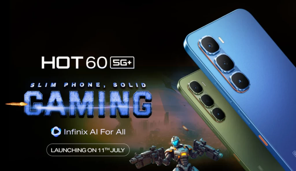 Infinix Hot 60 5G, One Tap AI Düğmesiyle Geliyor