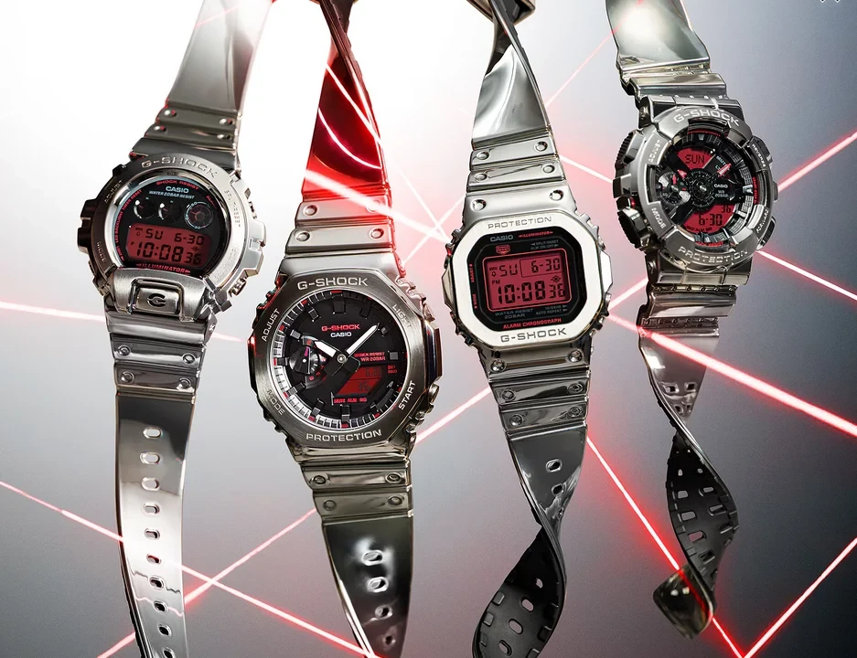 Casio'nun Yeni Metal G-Shock Saatleri Küresel Olarak Çıkış Yapacak