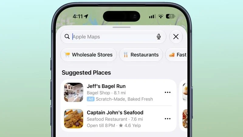 Apple Haritalar'a Kapatılamayan Reklamlar Geldi!
